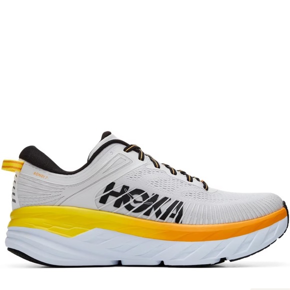 NWT Hoka Bondi 7 brand NEW in box Hoka One One Running shoes - Nimbus Cloud Grey - Picture 15 of 16